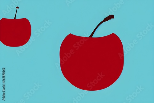 Chill Out with the Coolest Cherry in Ice Vector Art