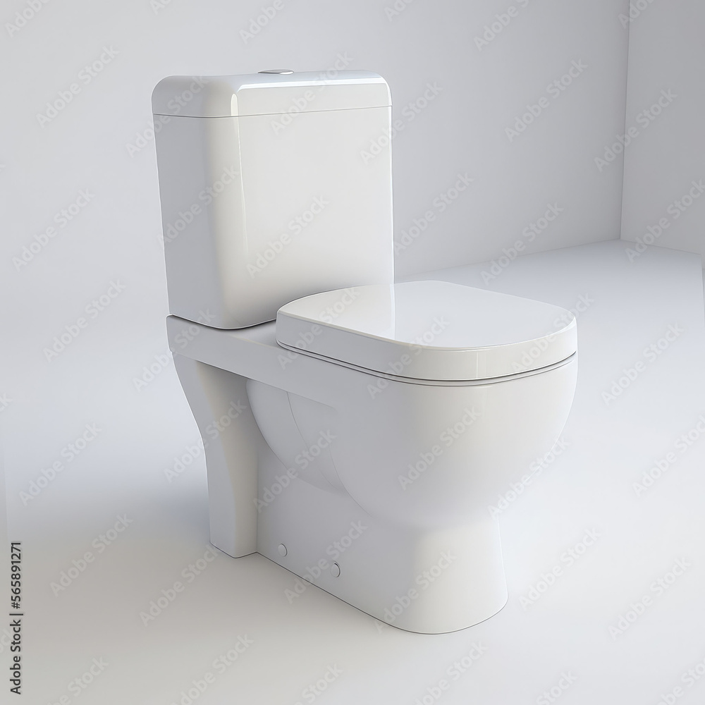 white toilet bowl , generative AI white toilet bowl , generative AI