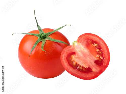 Tomato isolated on  transparent png