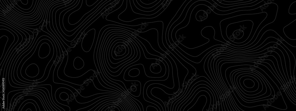 Abstract background with Topographic map lines, contour background. Geographic grid . Geographic mountain relief and Terrain map. Contours trails, image grid geographic. Vector design paper texture .	