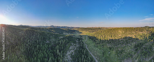 South Dakota Black Hills Nation Forest Aerial Drone Photos