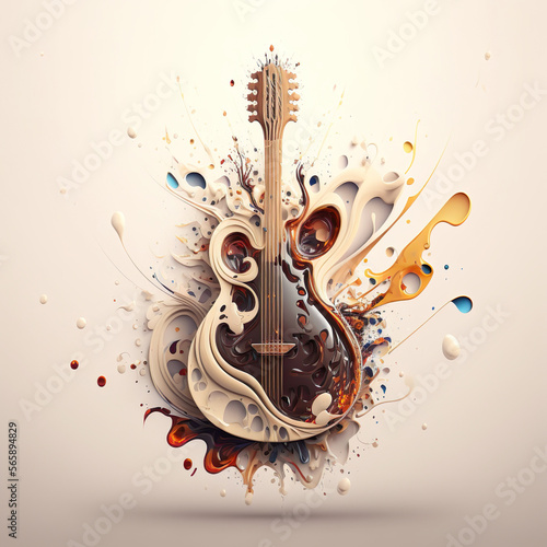 White chocolate bard acoustic mandolin guitar string instrument