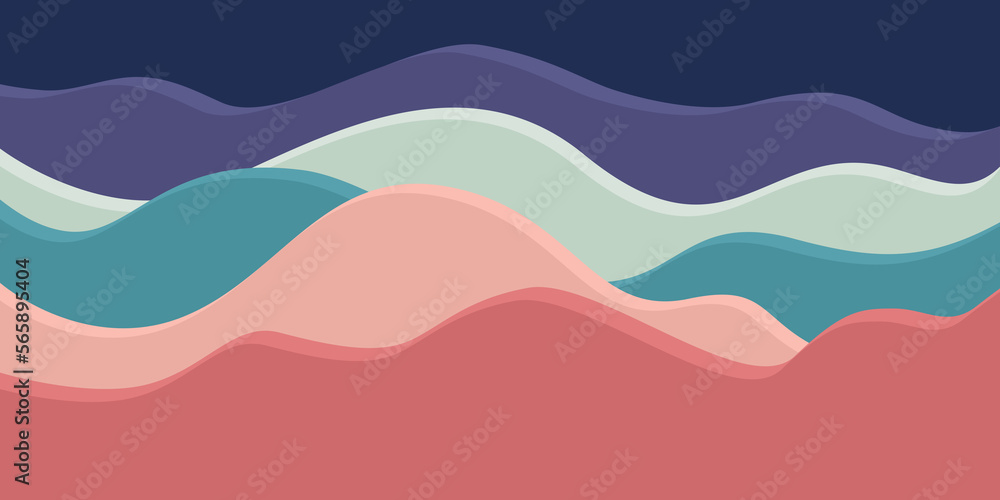 abstract background with waves. background pastel colors