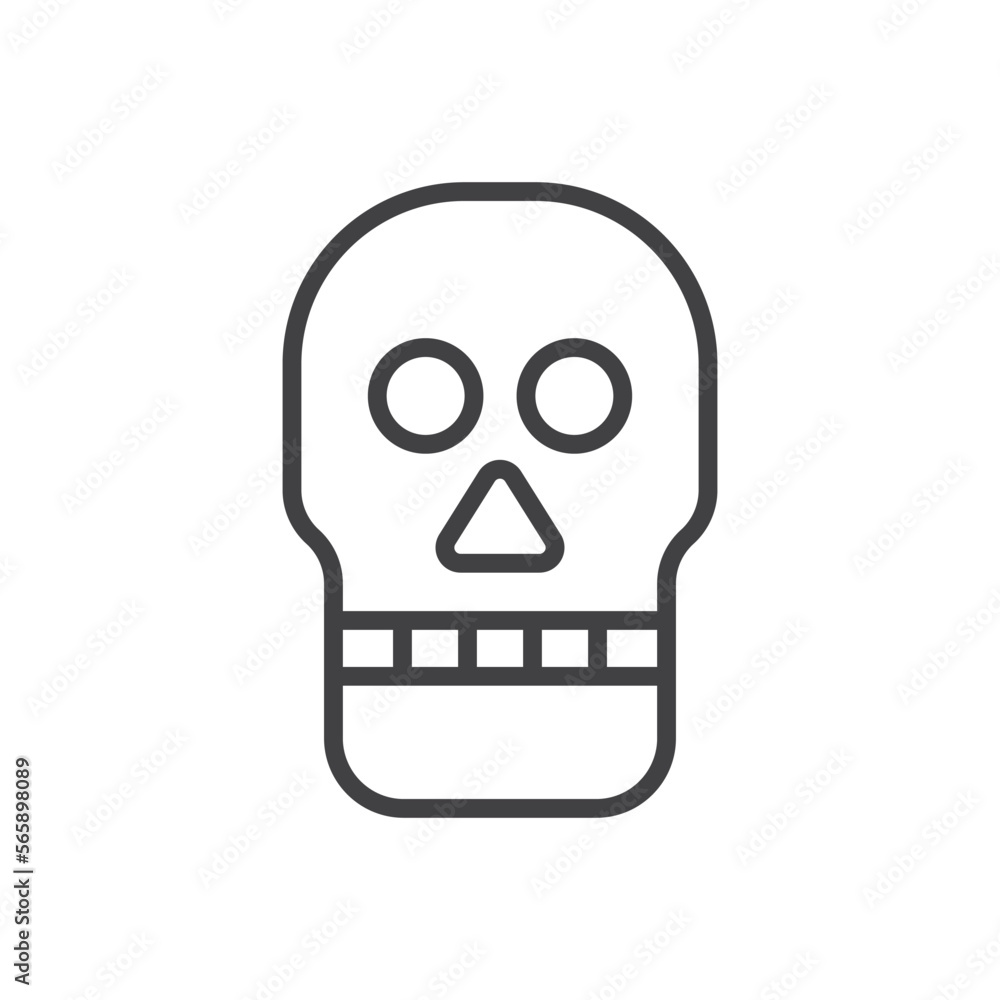 Skull Icon - Head Skeleton Icon