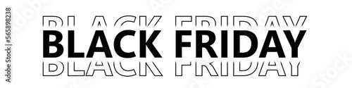 black friday banner vector design