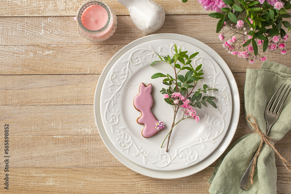 Easter table setting Easter table setting