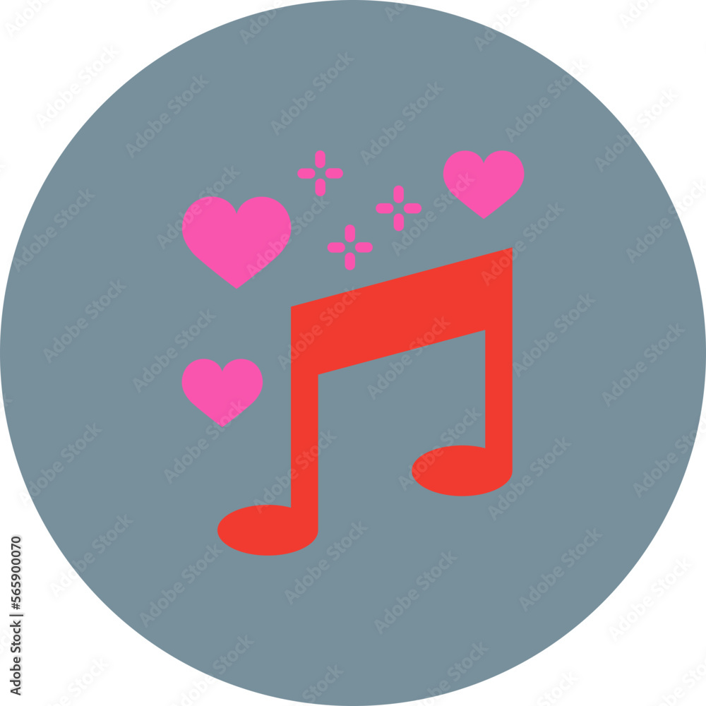 Music Multicolor Circle Flat Icon Music Multicolor Circle Flat Icon