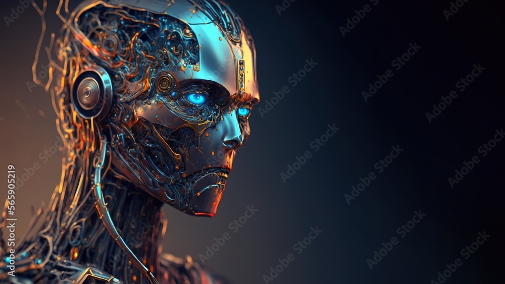 Ai bot artificial chatbot intelligence with copy space for text generative ai Ai bot artificial chatbot intelligence with copy space for text generative ai