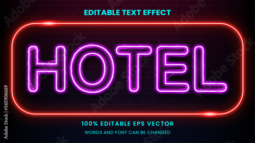 led neon glowing in the dark editable text effect store sign