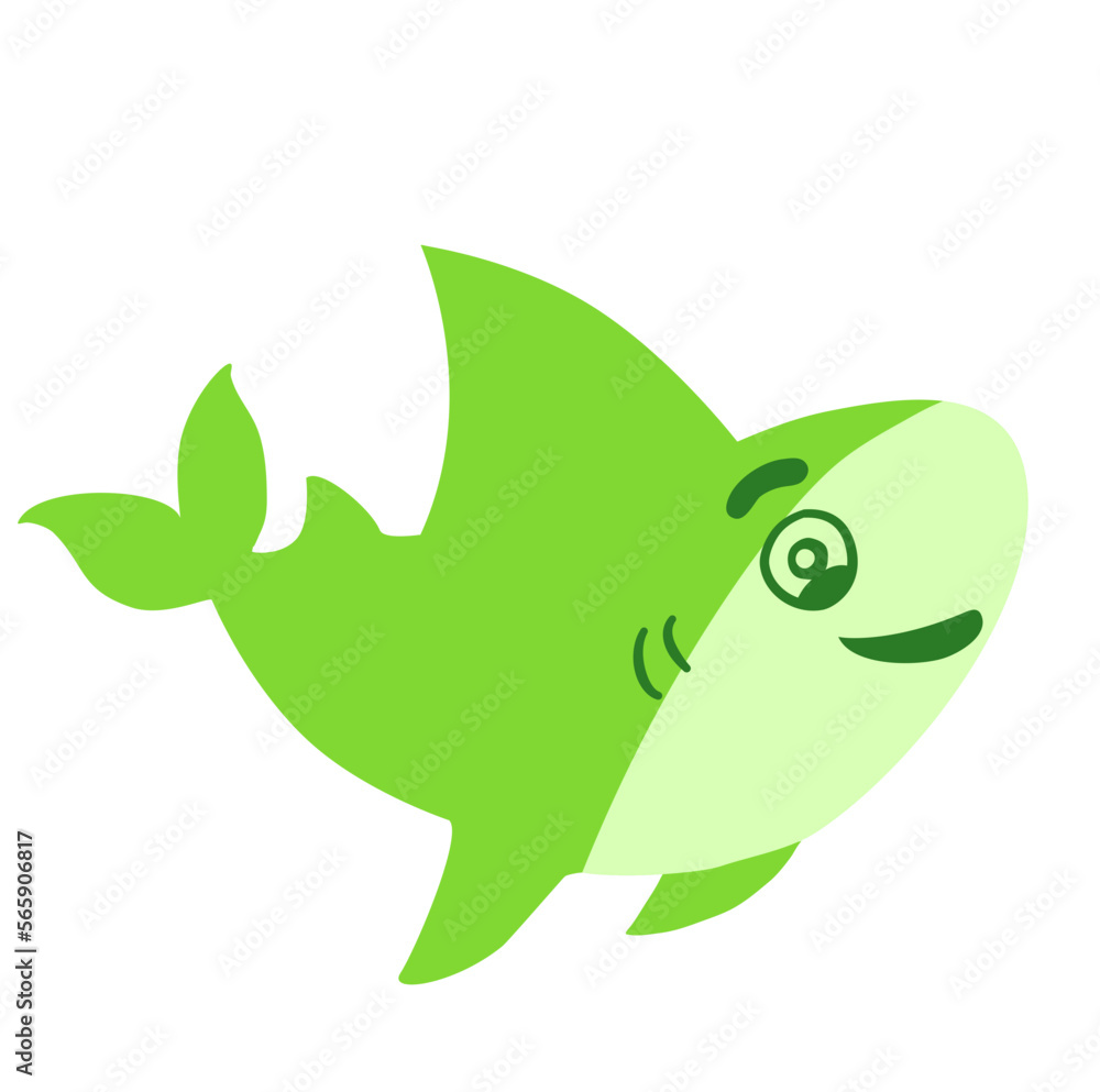 Fototapeta premium cute shark animal cartoon