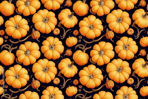 pumpkin seamless pattern texture 