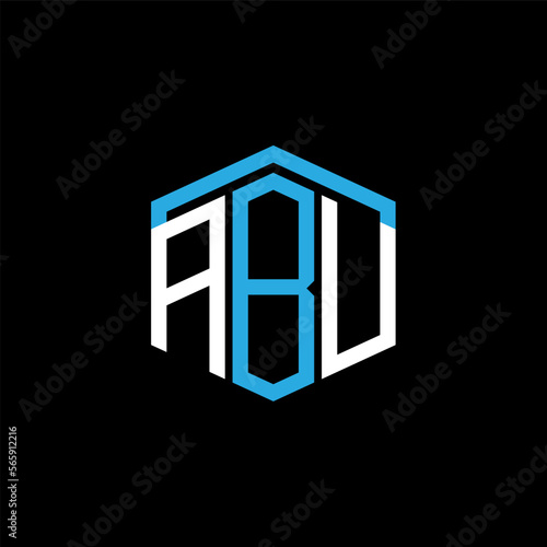 ABU letter logo abstract creative design. ABU unique design	