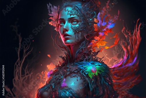 Fantasy RGB Art - Generative AI