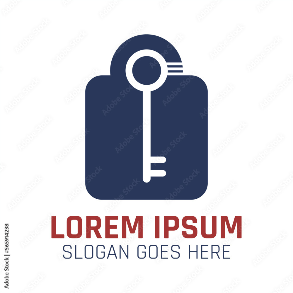 Key lock scurity logo concept design Key lock scurity logo concept design