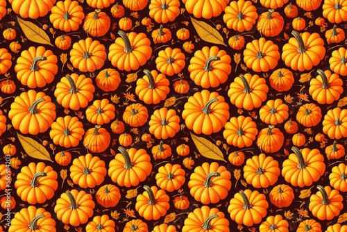 Wallpaper Mural pumpkin seamless pattern texture
 Torontodigital.ca