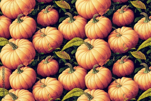 Wallpaper Mural pumpkin seamless pattern texture
 Torontodigital.ca