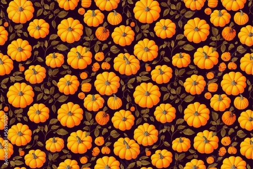 Wallpaper Mural pumpkin seamless pattern texture
 Torontodigital.ca