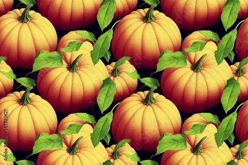 Wallpaper Mural pumpkin seamless pattern texture
 Torontodigital.ca