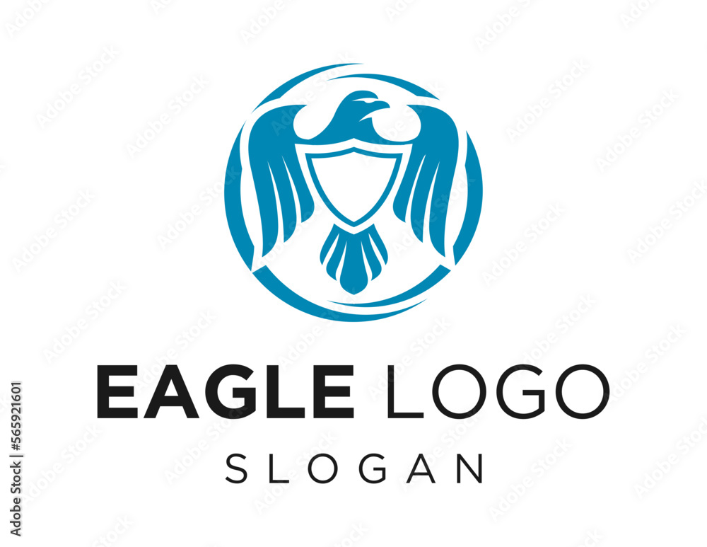 Logo about Eagle on a white background. created using the CorelDraw application. Logo about Eagle on a white background. created using the CorelDraw application.