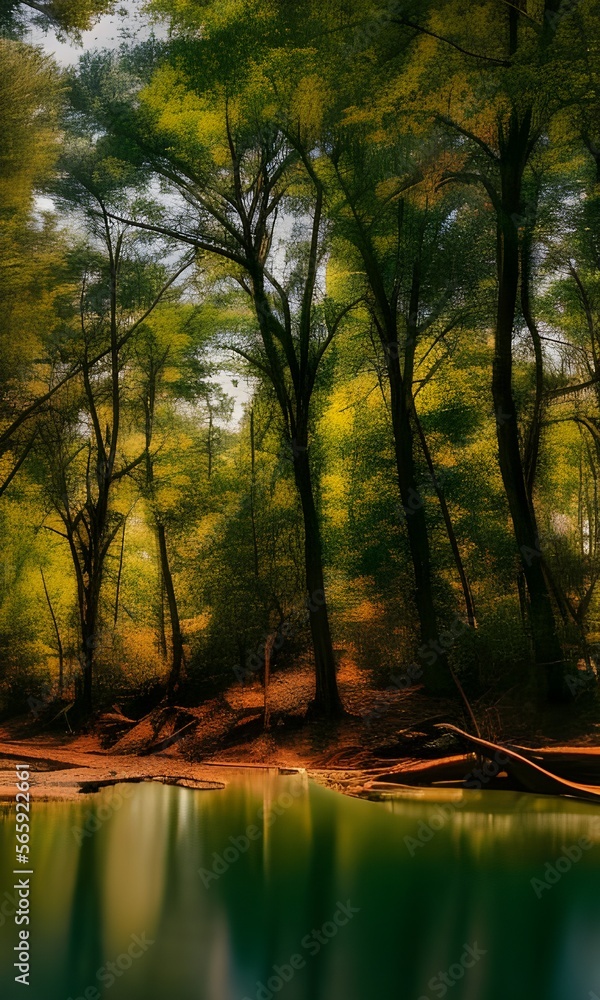 Obraz premium Woodland Bush