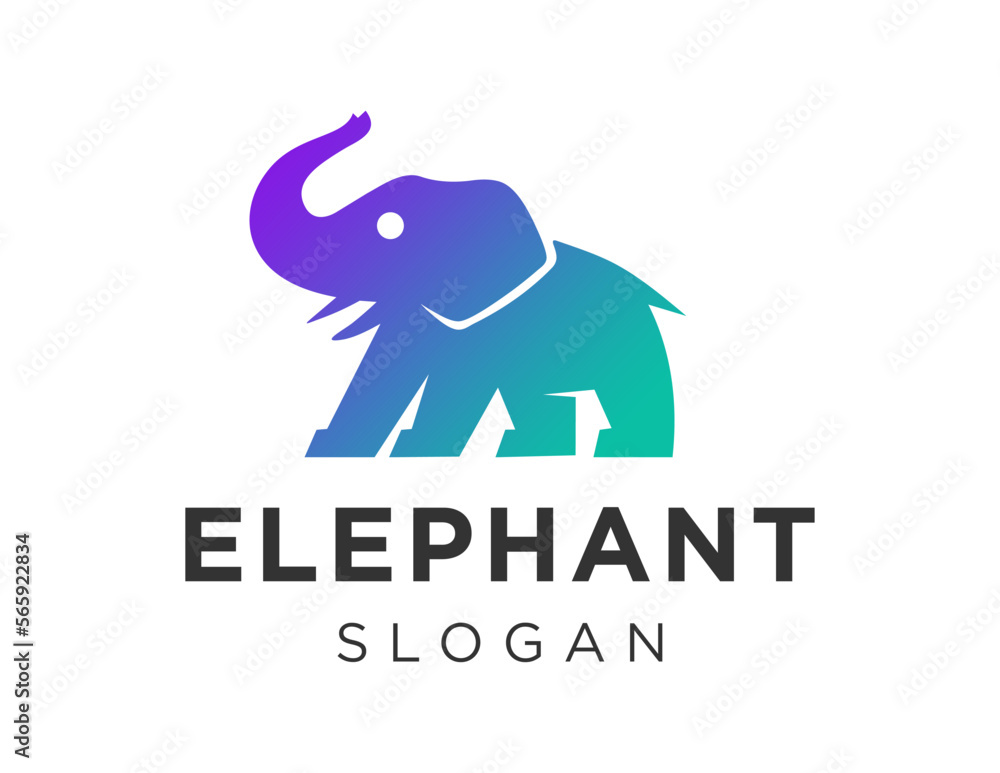 Logo about Elephant on a white background. created using the CorelDraw application.