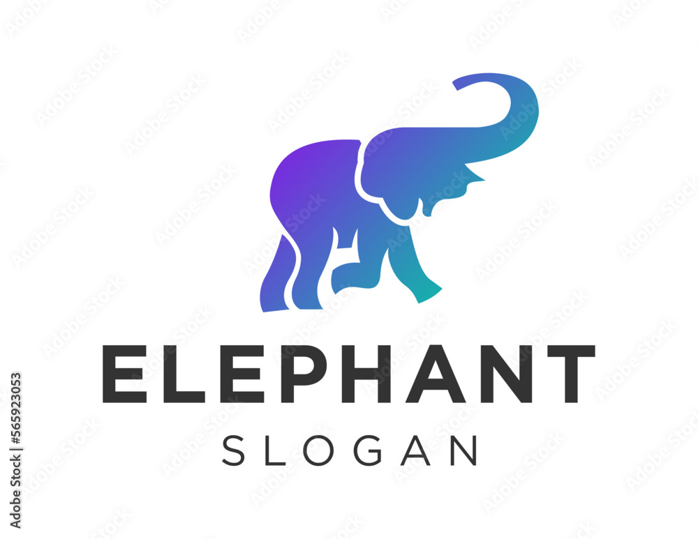 Logo about Elephant on a white background. created using the CorelDraw application. Logo about Elephant on a white background. created using the CorelDraw application.