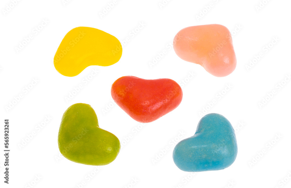 jelly bean heart isolated jelly bean heart isolated