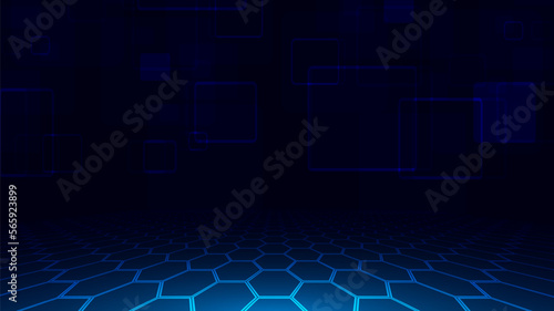 technology background with hi-tech digital data