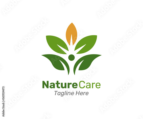 green nature care eco logo 