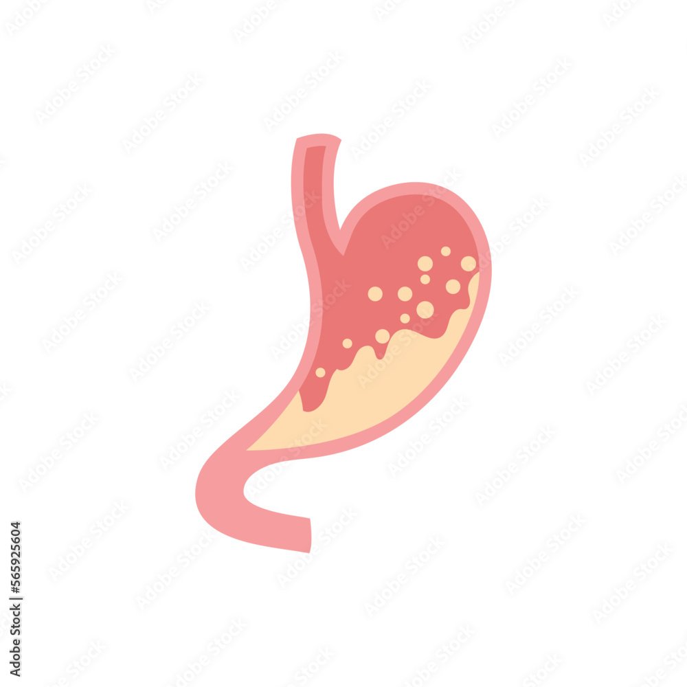Stomach logo icon illustration vector flat and symbol design Stomach logo icon illustration vector flat and symbol design