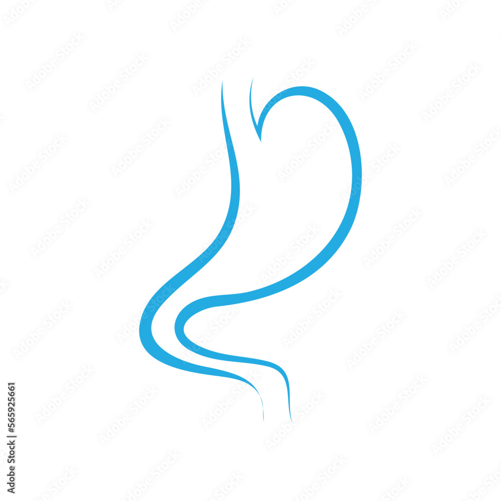 Stomach logo icon illustration vector flat and symbol design Stomach logo icon illustration vector flat and symbol design