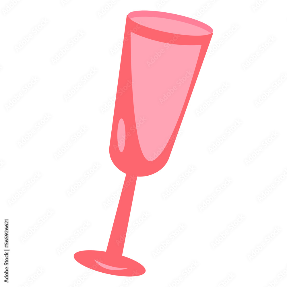 Drink Valentine Sticker Color 2D Illustration Drink Valentine Sticker Color 2D Illustration
