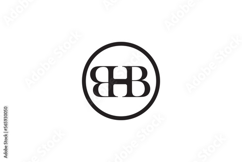 BHB logo design vector photo