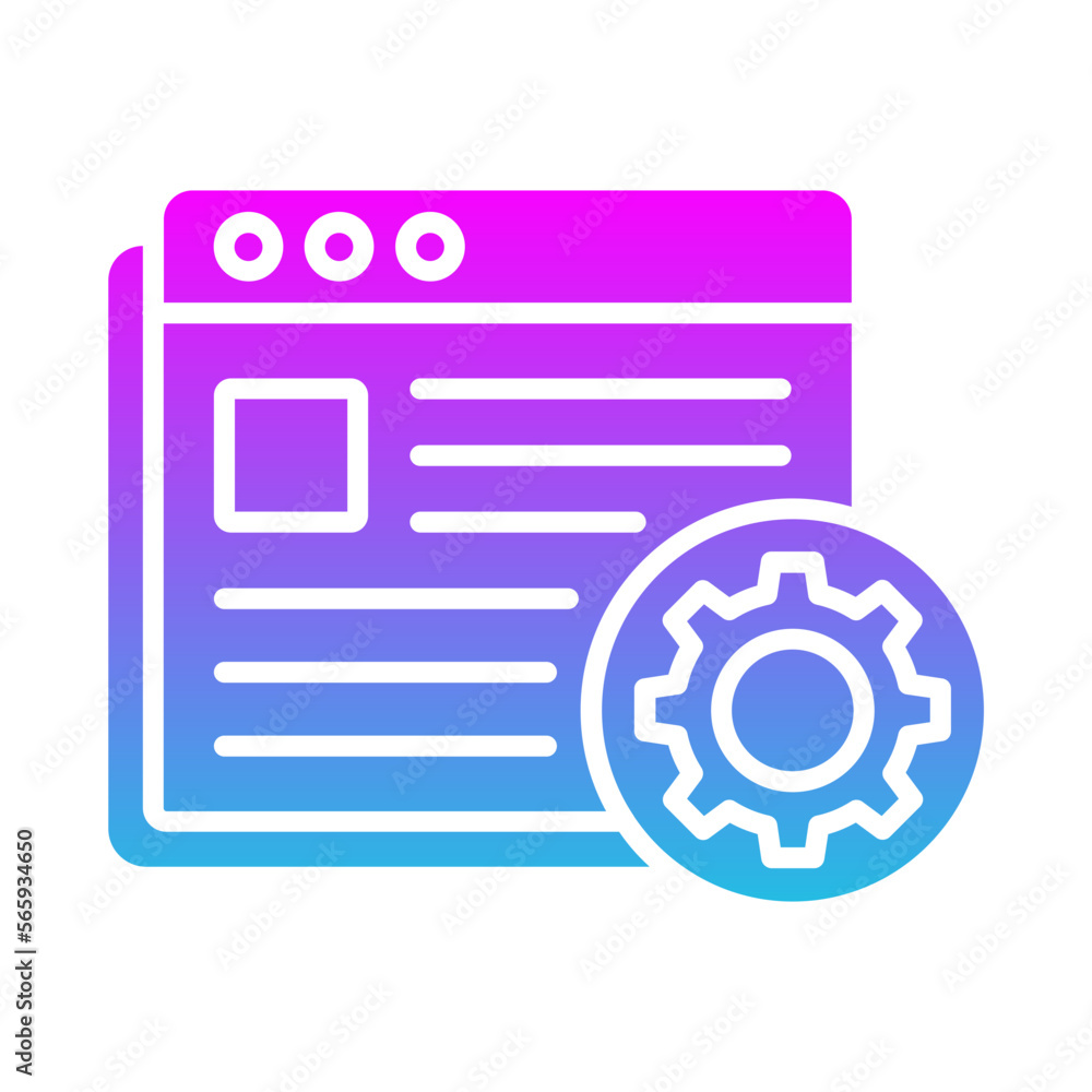 Web Optimization Icon Web Optimization Icon