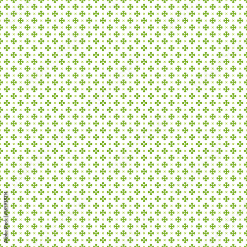 Saint Patrick's Day Irish lucky green clover seamless pattern template design vector illustration