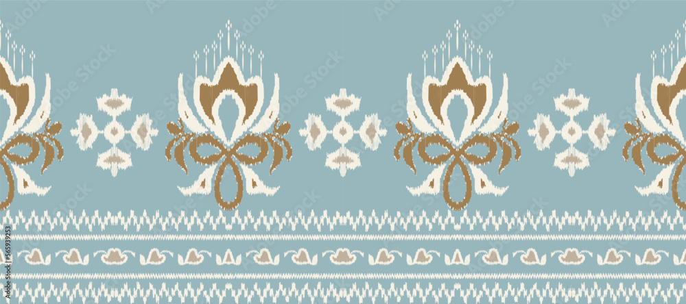 African Ikat paisley embroidery. Batik Textile ikat Aztec seamless pattern digital vector design for Print saree Kurti Borneo Fabric border Ikkat Dupatta African Ikat paisley embroidery. Batik Textile ikat Aztec seamless pattern digital vector design for Print saree Kurti Borneo Fabric border Ikkat Dupatta