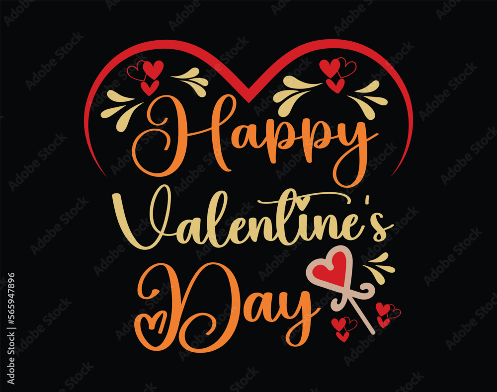 Happy Valentine's Day t-shirt and apparel design, valentine’s day typography t shirt design, Valentine vector illustration design for t shirt, print, poster, apparel, label, card Happy Valentine's Day t-shirt and apparel design, valentine’s day typography t shirt design, Valentine vector illustration design for t shirt, print, poster, apparel, label, card