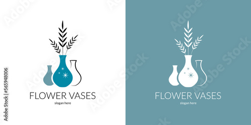 Original flower vases symbol