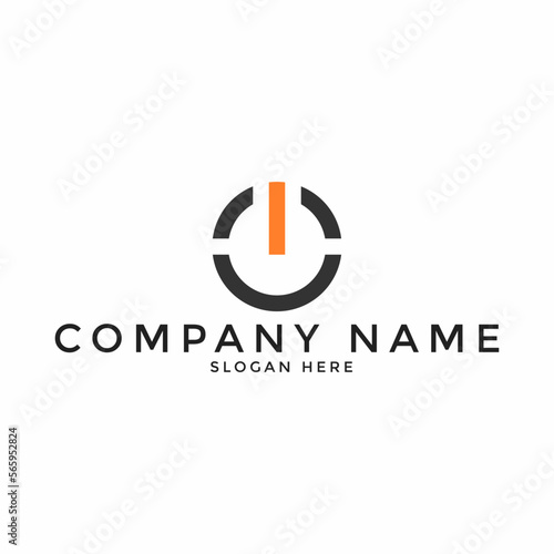 Free Download power vector logo design. turn off on logo. turn off on logo - GFXLoad