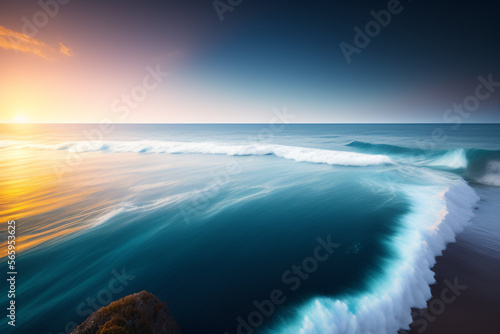 Sunrise over the ocean AI © Eduardo