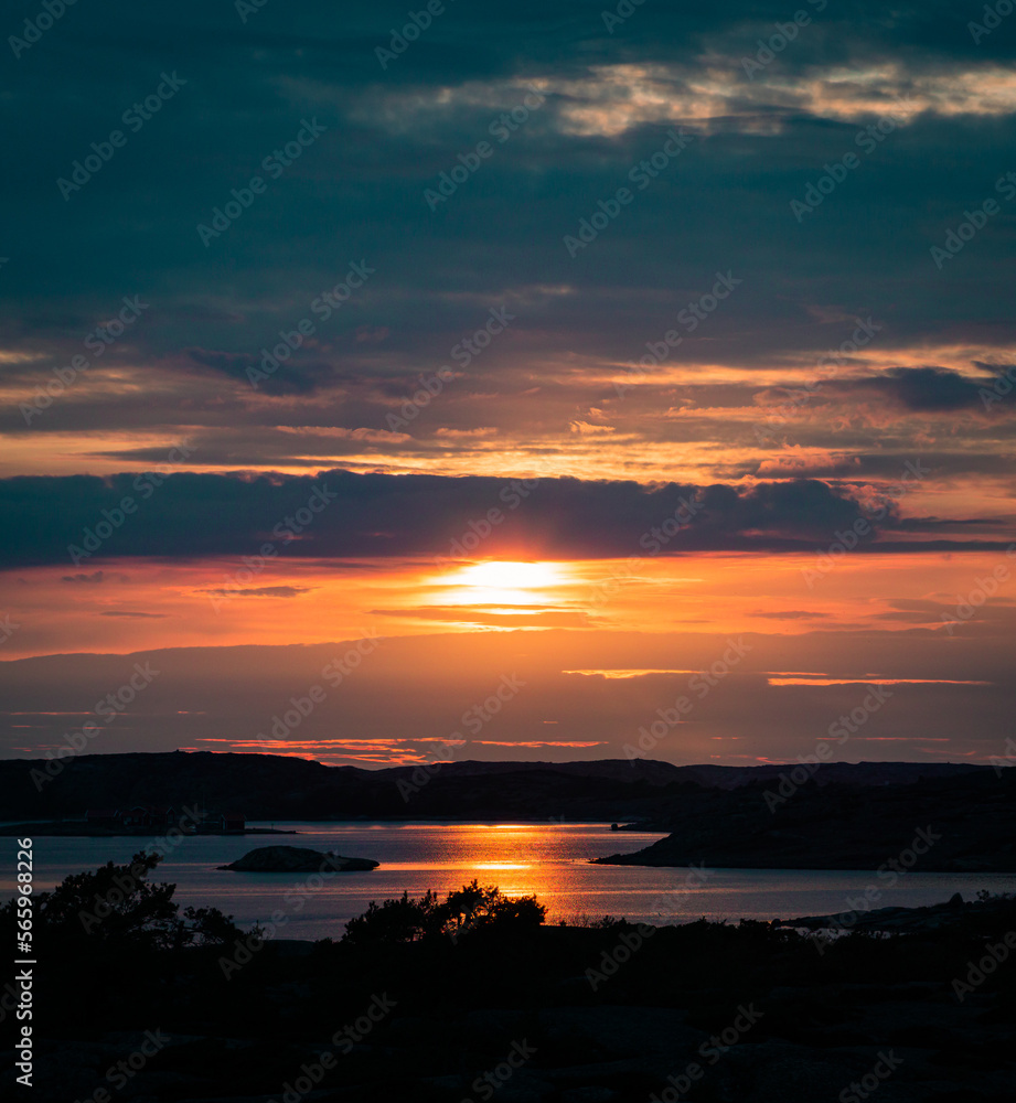 Sunset on the Swedish westcoast