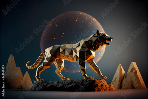 feline 3d wallpaper