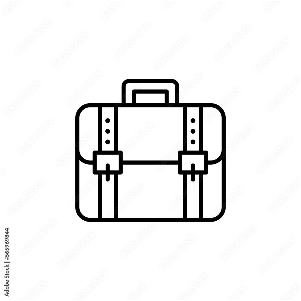 Suitcase flat logo isolated on white background. EPS 10 Suitcase flat logo isolated on white background. EPS 10