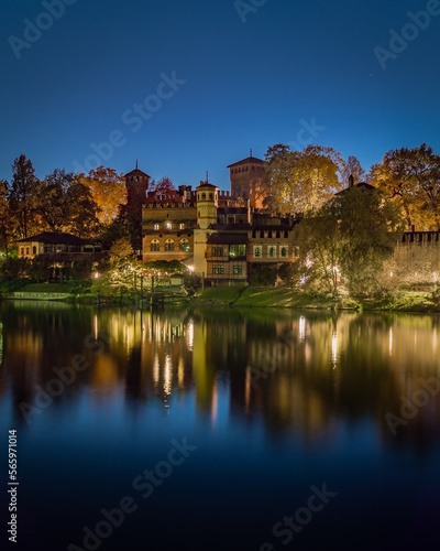 Valentino old castle on the river