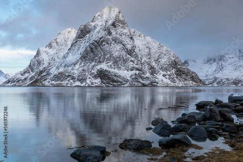 snow covered mountain