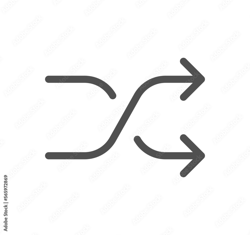 Arrows related icon outline and linear vector. Arrows related icon outline and linear vector.