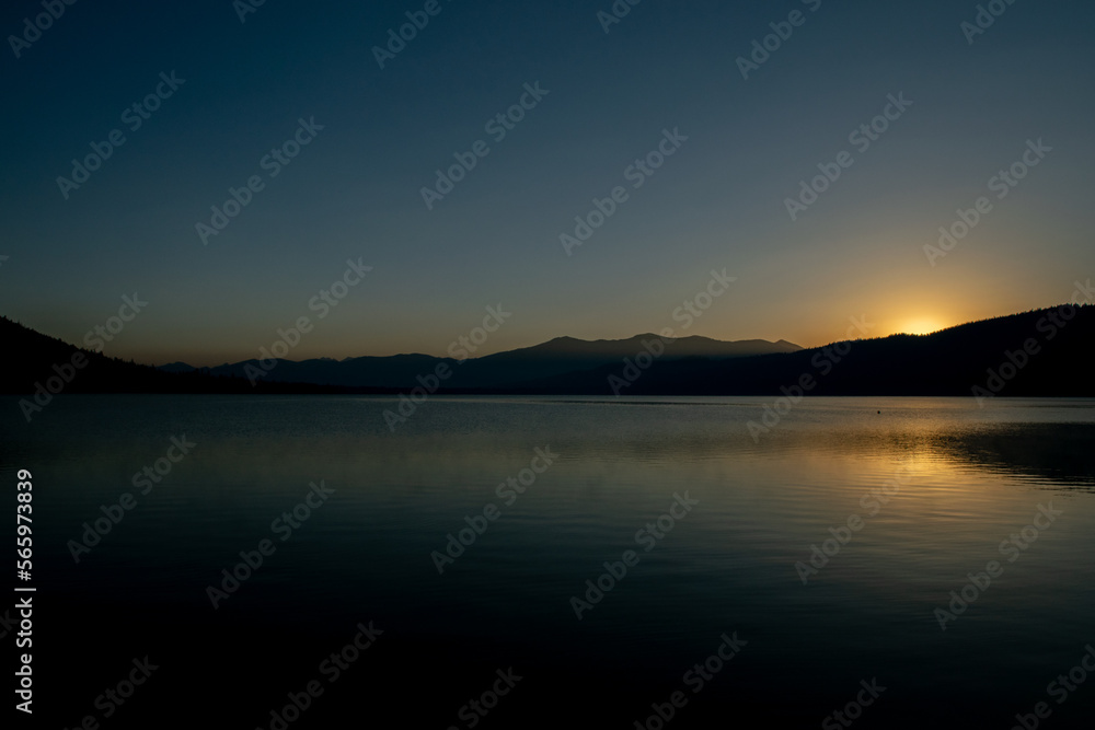 Quiet Sunrise over Isolated Lake
