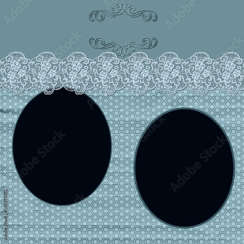 encadrement dentelle naissance