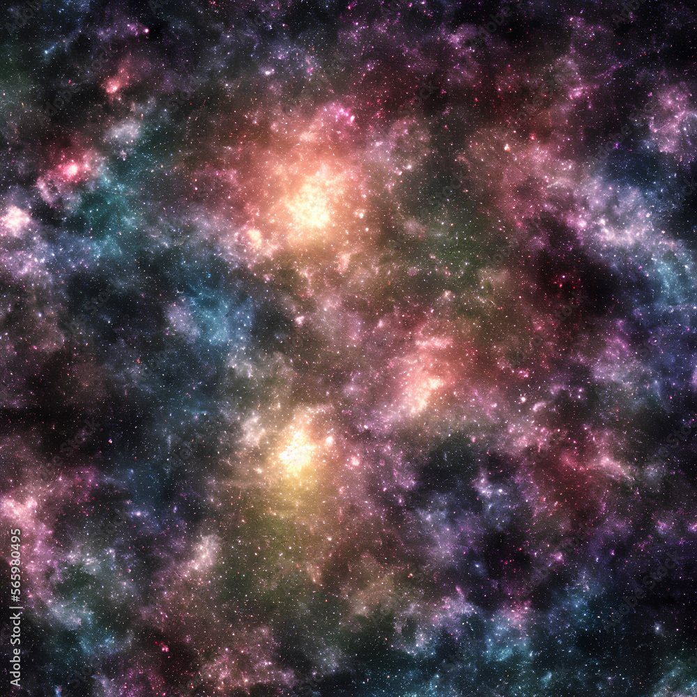 High-Resolution Galaxy Nebula Background Overlay with Stunning Star Fields, Ideal for Adding a Cosmic Touch to Your Designs