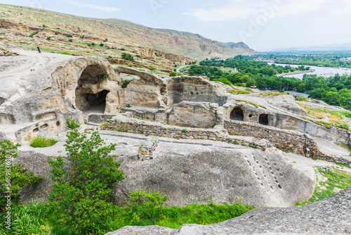 cave city Uplistsikhe near Gori, Georgia photo